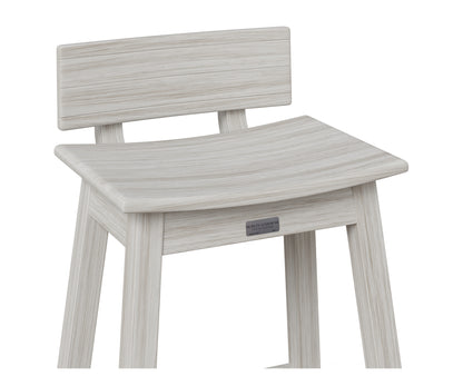Berlin Gardens Saddle Stool Back Kit in Seashell