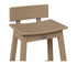 Berlin Gardens Saddle Stool Back Kit in Weatherwood
