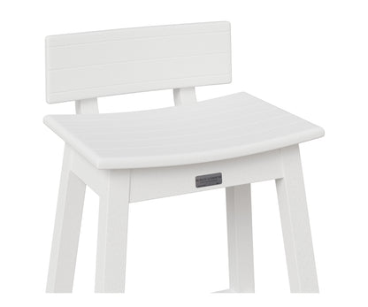 Berlin Gardens Saddle Stool Back Kit in White