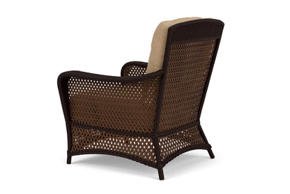 Lloyd Flanders Grand Traverse Lounge Chair with Hayden Sand fabric, view 8