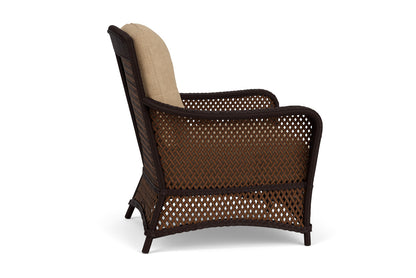 Lloyd Flanders Grand Traverse Lounge Chair with Hayden Sand fabric, view 5