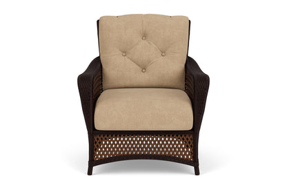 Lloyd Flanders Grand Traverse Lounge Chair with Hayden Sand fabric