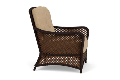 Lloyd Flanders Grand Traverse Lounge Chair with Hayden Sand fabric, view 4