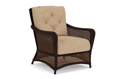 Lloyd Flanders Grand Traverse Lounge Chair with Hayden Sand fabric, view 2