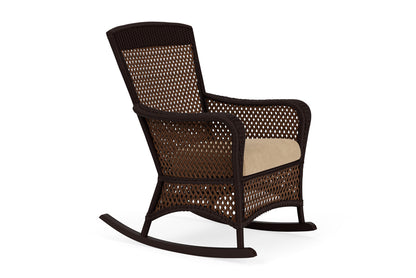 Lloyd Flanders Grand Traverse Porch Rocker with Hayden Sand fabric, view 3
