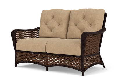 Lloyd Flanders Grand Traverse Conversation Set with Hayden Sand fabric, view 10