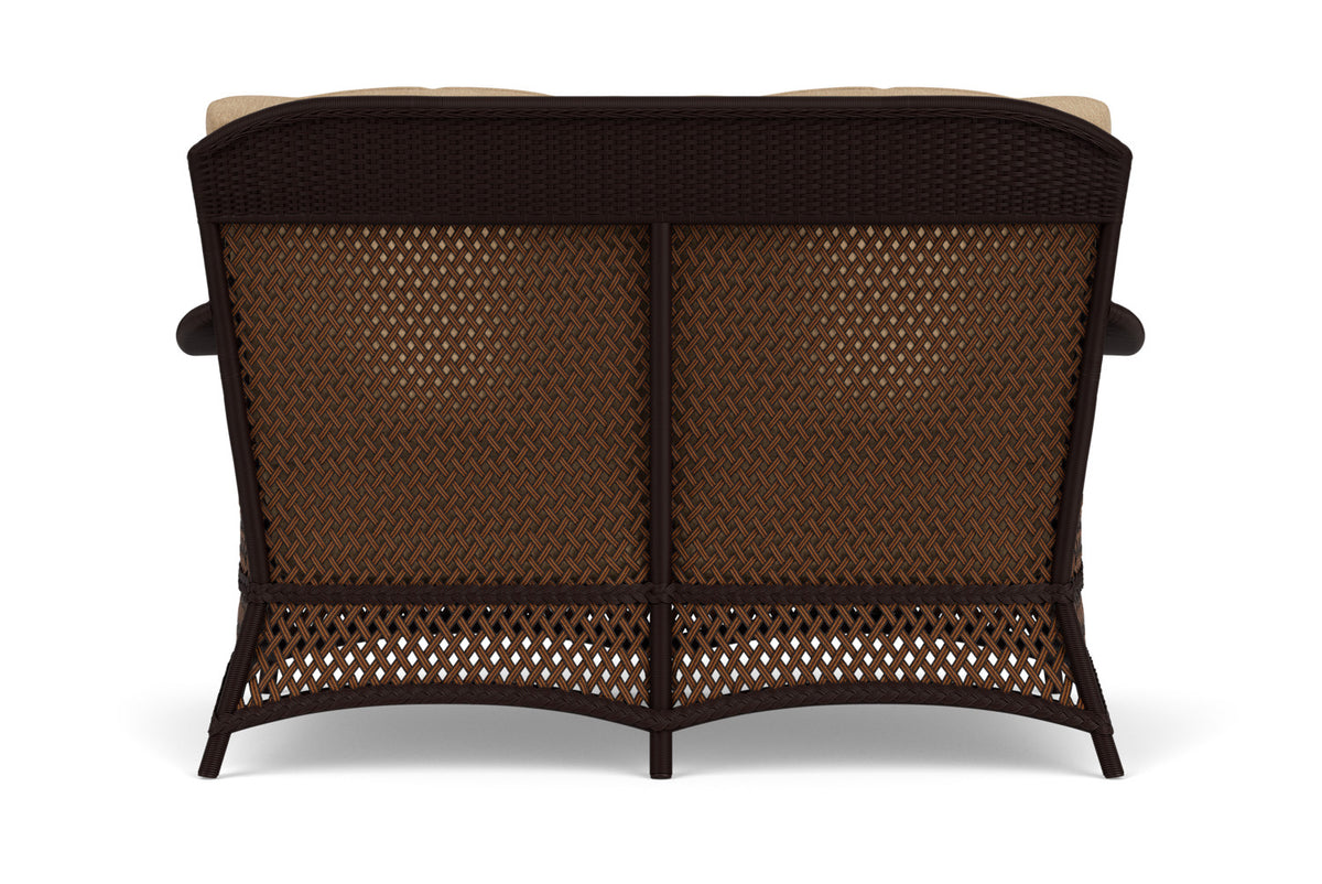 Lloyd Flanders Grand Traverse Conversation Set with Hayden Sand fabric, view 7