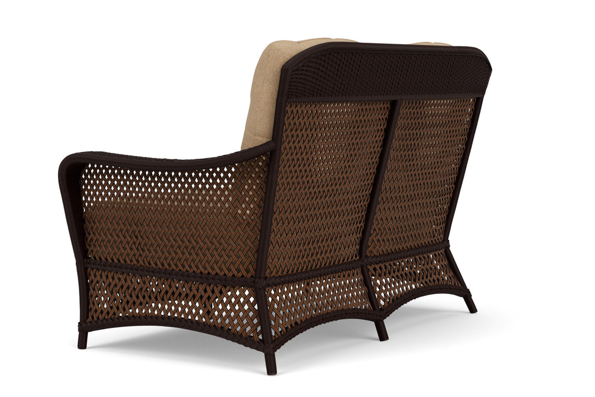 Lloyd Flanders Grand Traverse Conversation Set with Hayden Sand fabric, view 8