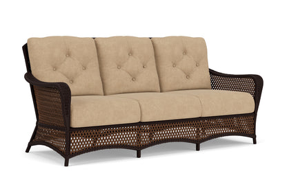 Lloyd Flanders Grand Traverse Sofa with Hayden Sand fabric, view 2