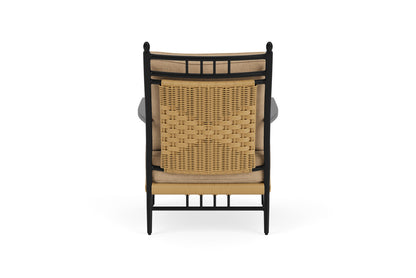 Lloyd Flanders Low Country Lounge Chair with Hayden Sand fabric, view 7