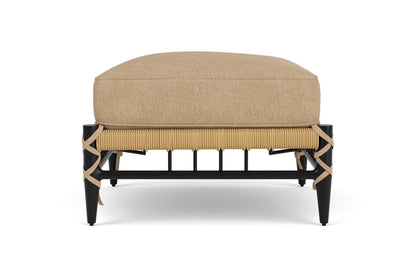 Lloyd Flanders Low Country Ottoman with Hayden Sand fabric, view 7