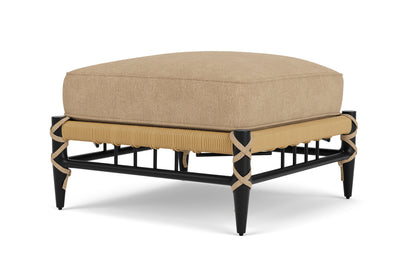 Lloyd Flanders Low Country Ottoman with Hayden Sand fabric, view 3