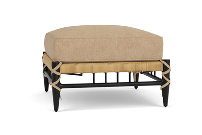 Lloyd Flanders Low Country Ottoman with Hayden Sand fabric, view 5
