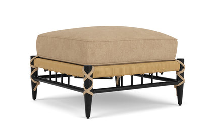 Lloyd Flanders Low Country Ottoman with Hayden Sand fabric, view 2