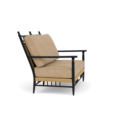Lloyd Flanders Low Country Loveseat with Hayden Sand fabric, view 4