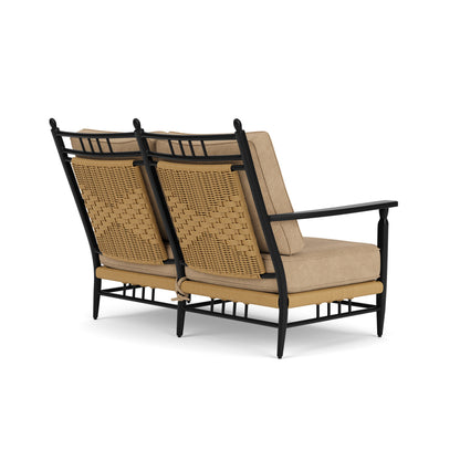 Lloyd Flanders Low Country Loveseat with Hayden Sand fabric, view 6