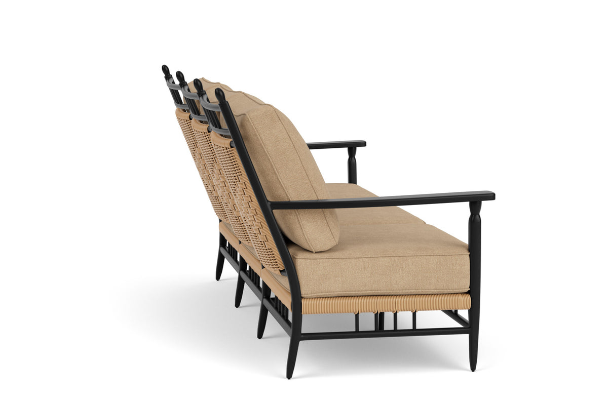 Lloyd Flanders Low Country Sofa with Hayden Sand fabric, view 5