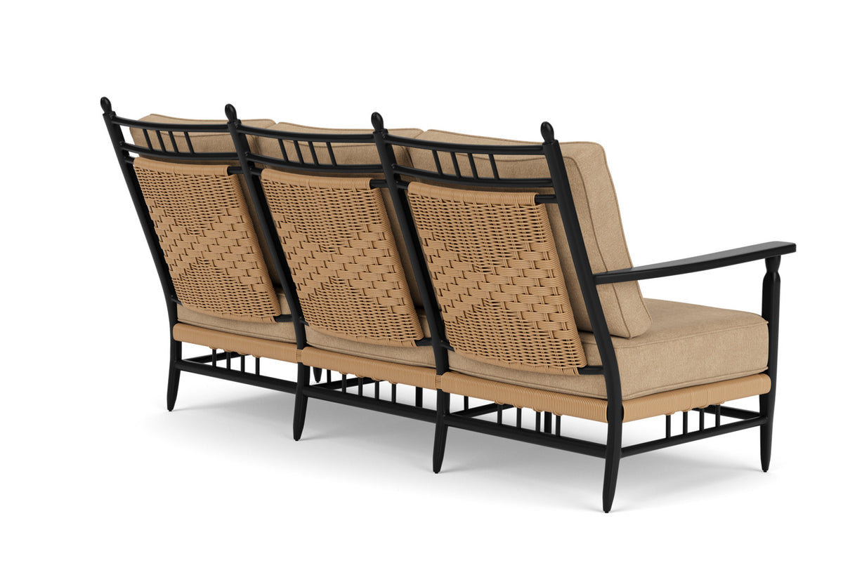 Lloyd Flanders Low Country Sofa with Hayden Sand fabric, view 6