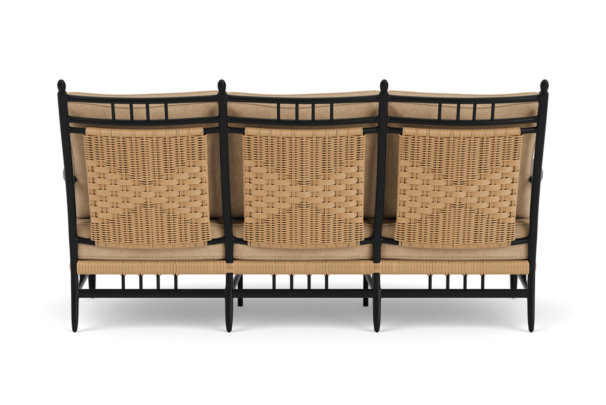 Lloyd Flanders Low Country Sofa with Hayden Sand fabric, view 7