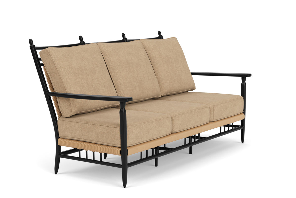 Lloyd Flanders Low Country Living Room Set with Hayden Sand fabric, view 3
