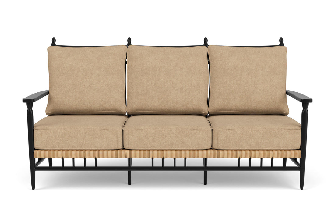 Lloyd Flanders Low Country Living Room Set with Hayden Sand fabric