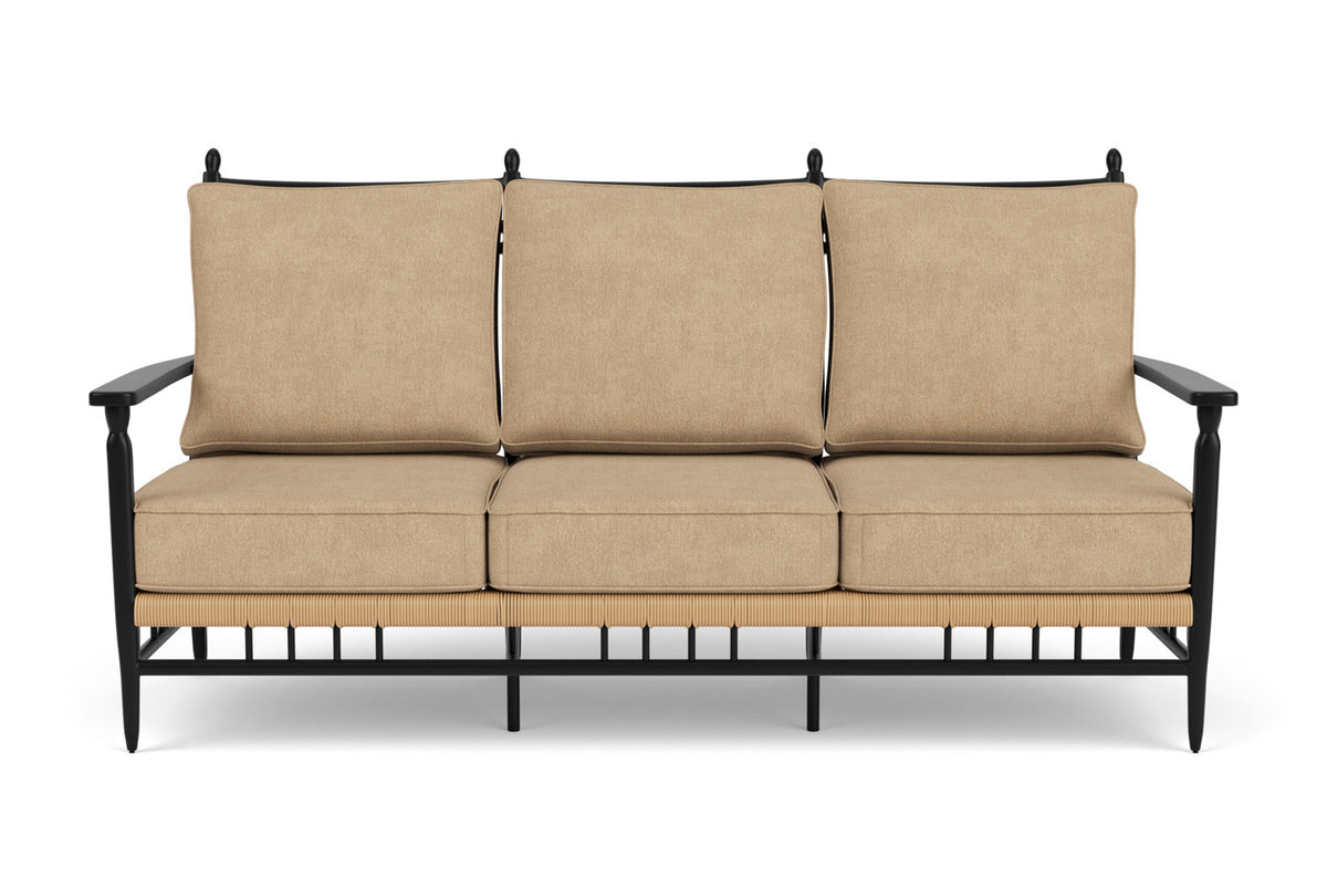 Lloyd Flanders Low Country Living Room Set with Hayden Sand fabric