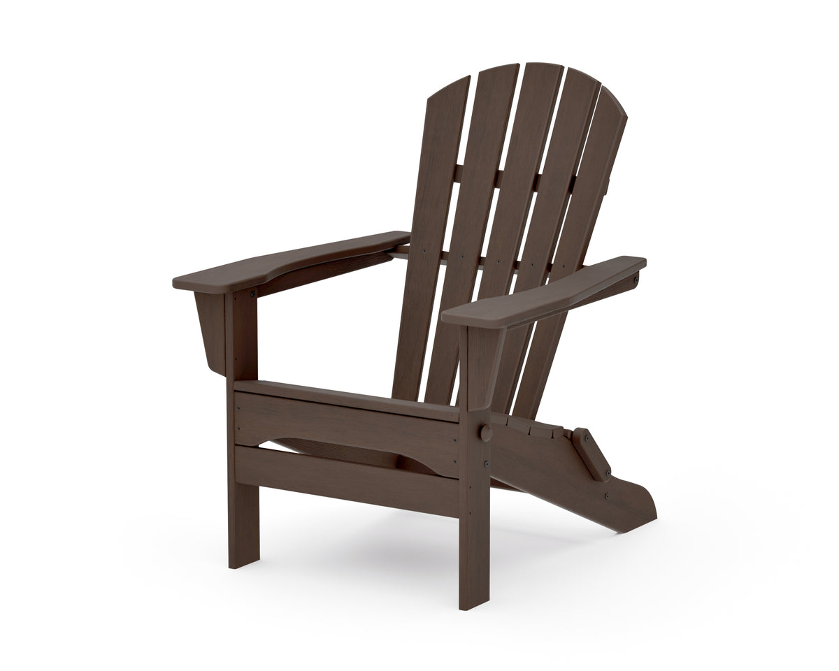 POLYWOOD Palm Coast Folding Adirondack in Kona