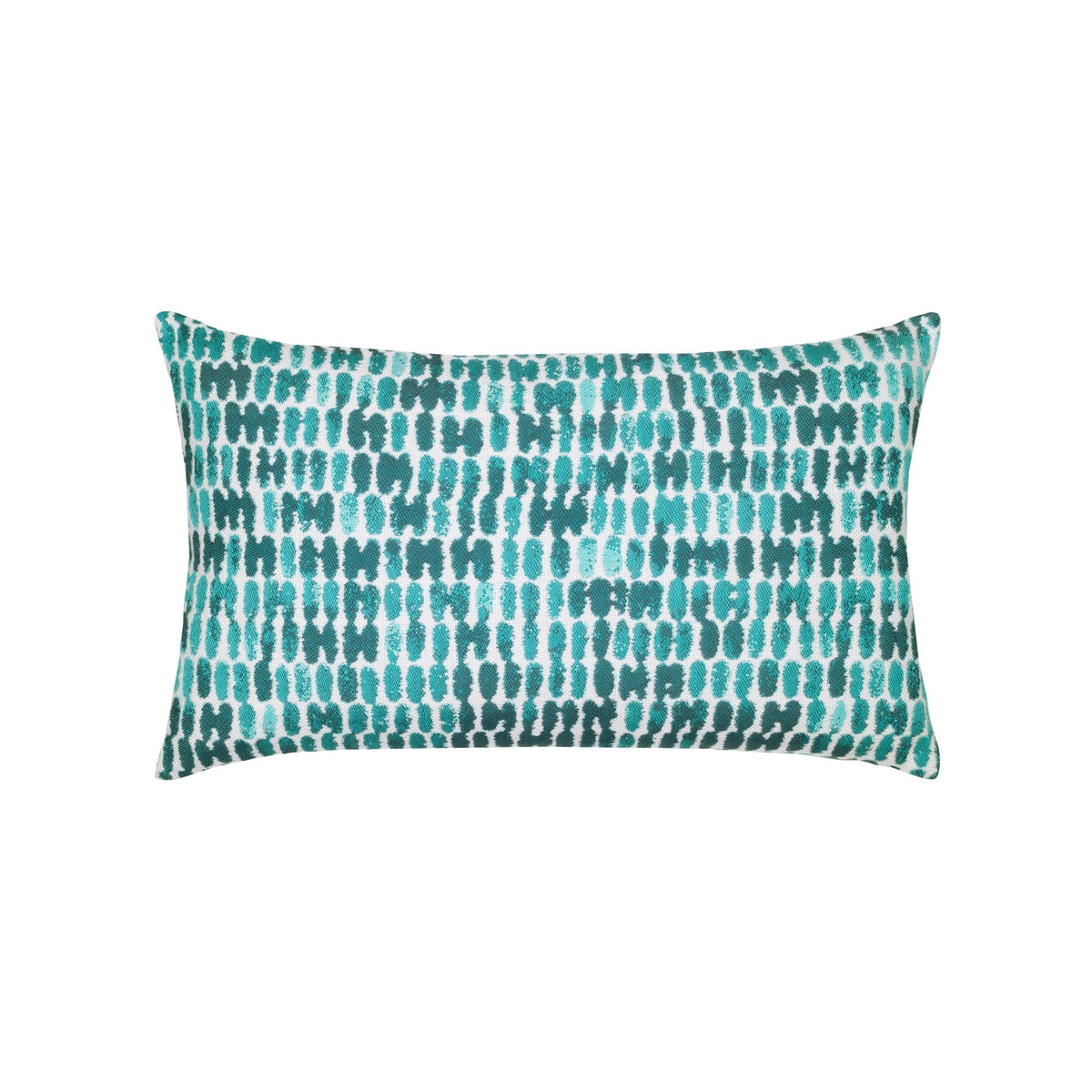 Elaine Smith Thumbprint Aruba outdoor pillow, aqua
