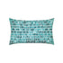 Elaine Smith Thumbprint Aruba outdoor pillow, aqua