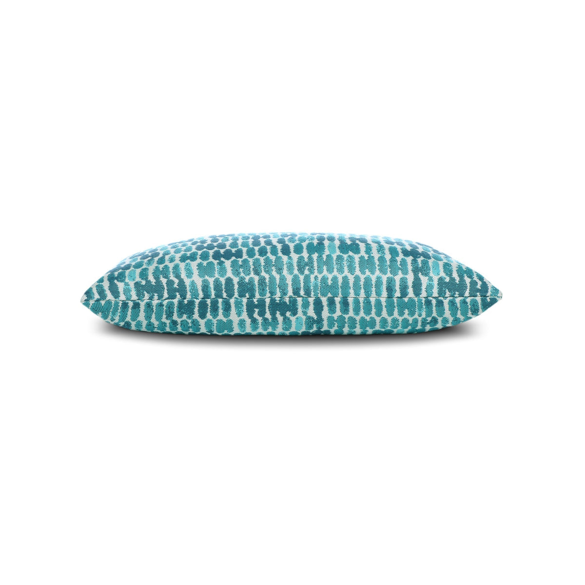 Elaine Smith Thumbprint Aruba outdoor pillow, aqua - view 8