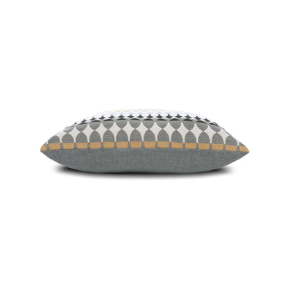 Elaine Smith Modern Oval Dune outdoor pillow, gold and black - view 11