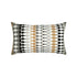 Elaine Smith Modern Oval Dune outdoor pillow, gold and black
