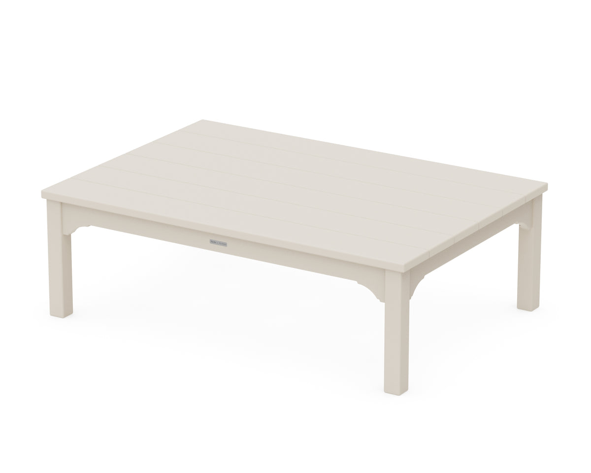 POLYWOOD Chinoiserie Coffee Table in Sand