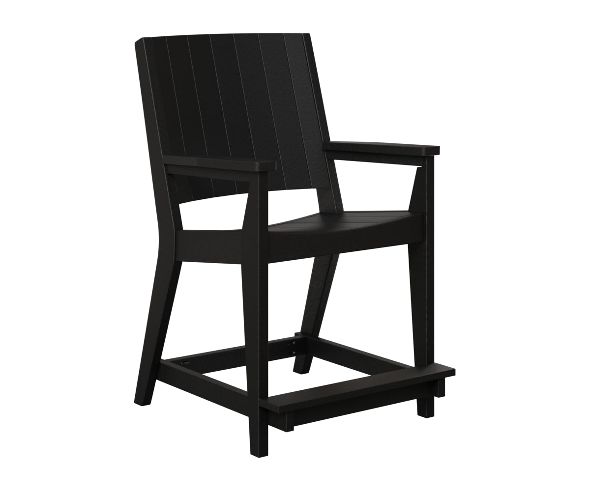 Berlin Gardens Mayhew Chat Counter Chair in Black
