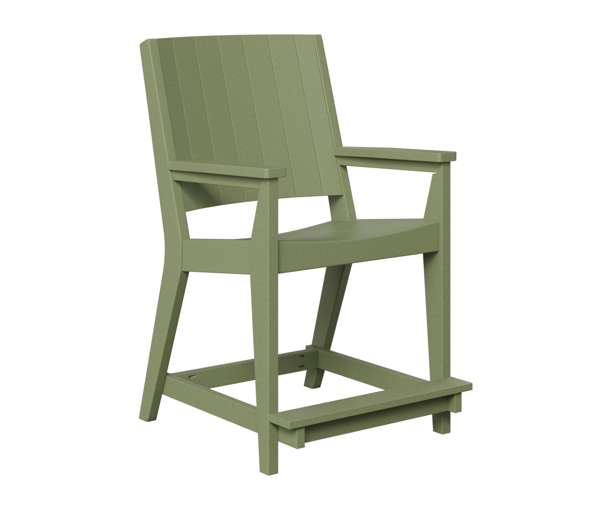 Berlin Gardens Mayhew Chat Counter Chair in Sage