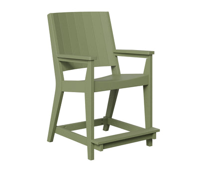Berlin Gardens Mayhew Chat Counter Chair in Sage