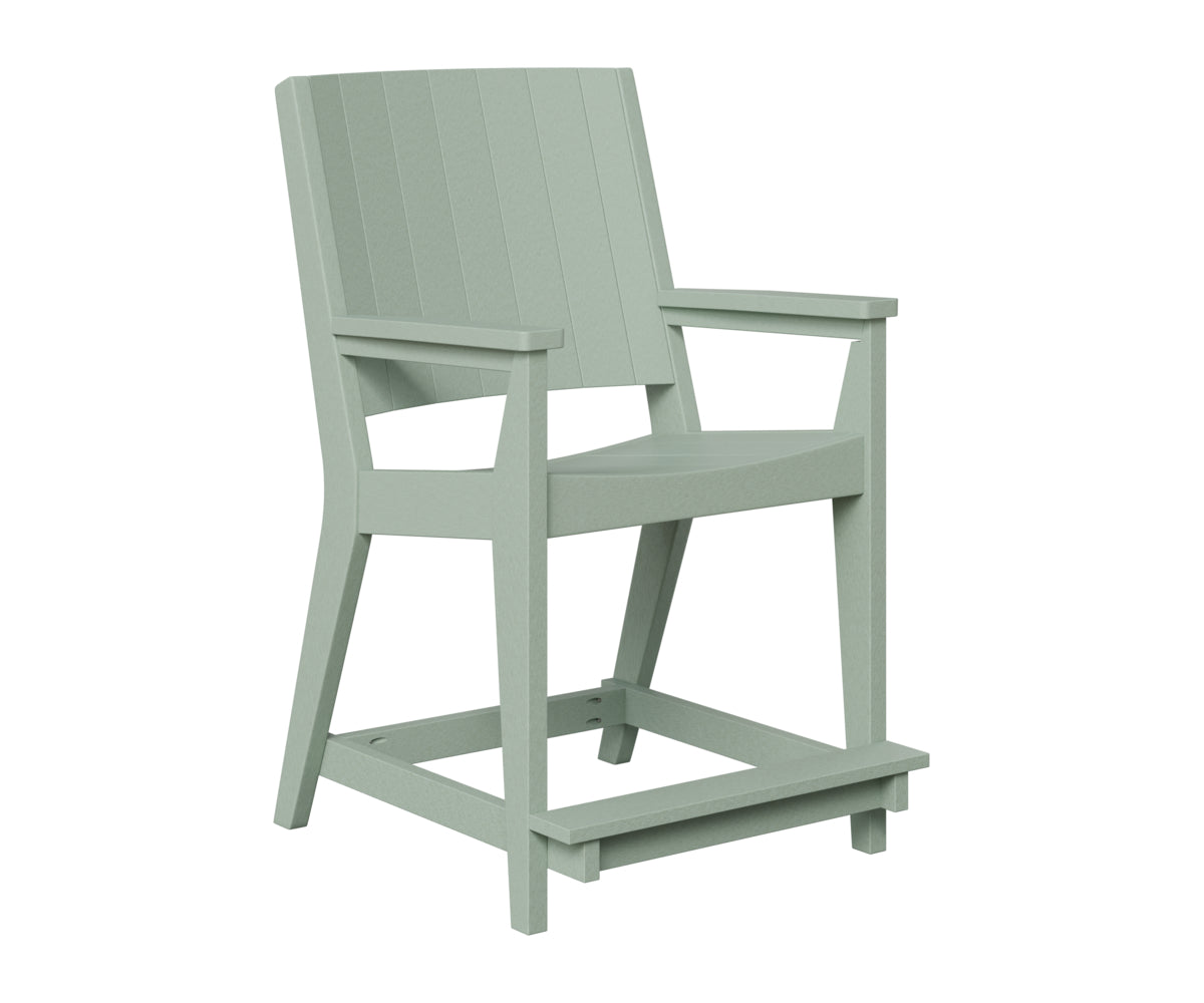 Berlin Gardens Mayhew Chat Counter Chair in Sea Foam
