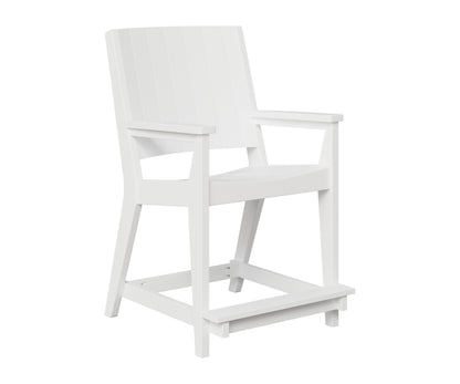 Berlin Gardens Mayhew Chat Counter Chair in White