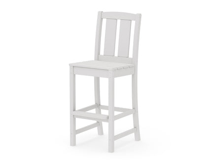 POLYWOOD Mission Bar Side Chair in Vintage White
