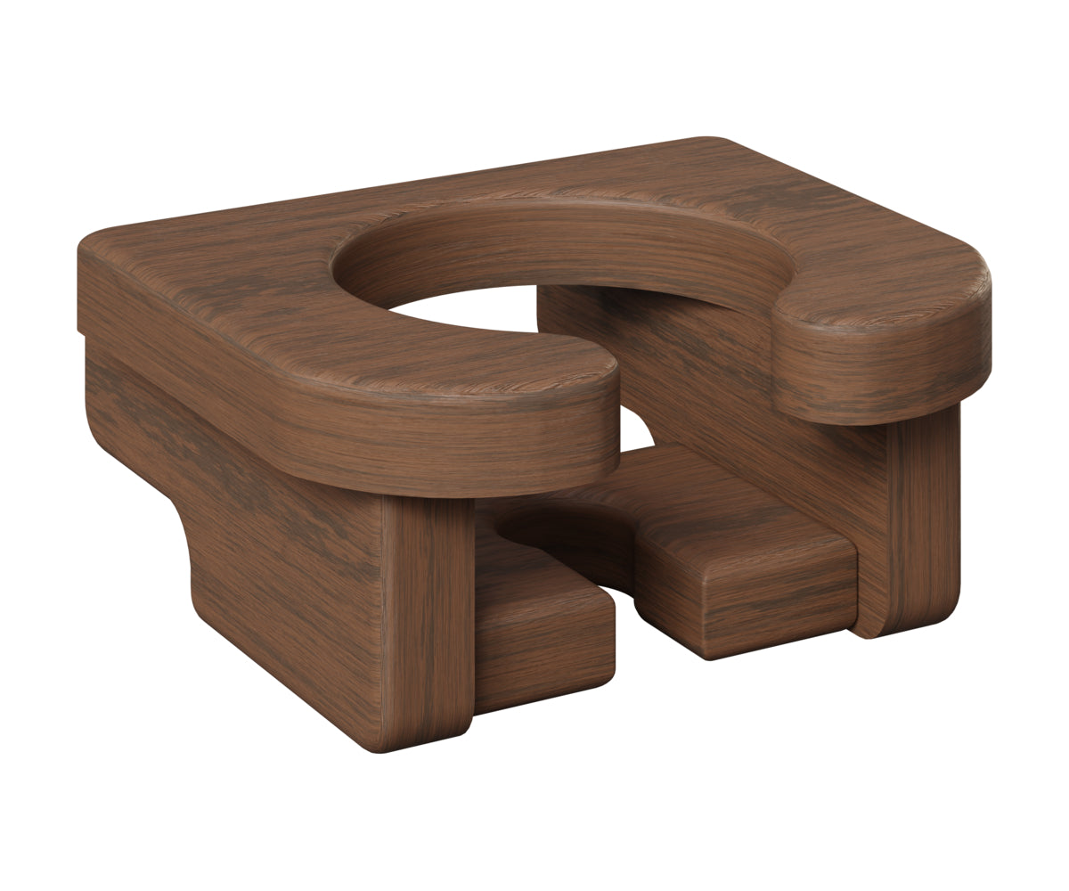 Berlin Gardens Cupholder in Brazilian Walnut