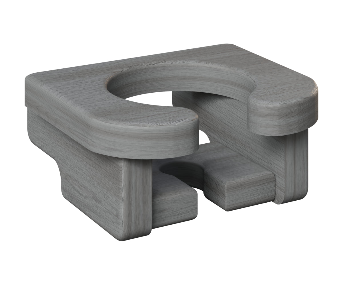 Berlin Gardens Cupholder in Driftwood Gray