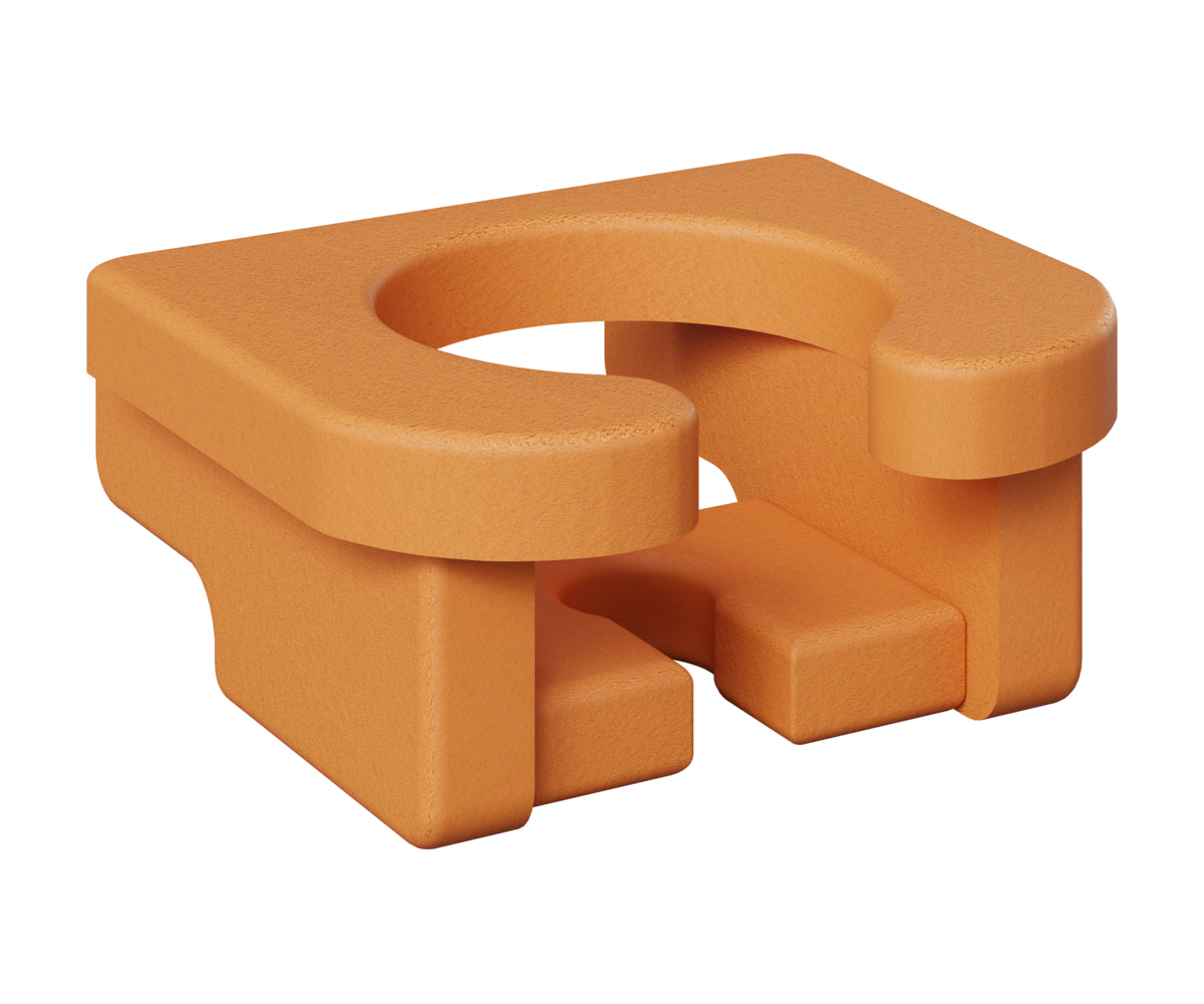 Berlin Gardens Cupholder in Mango Orange