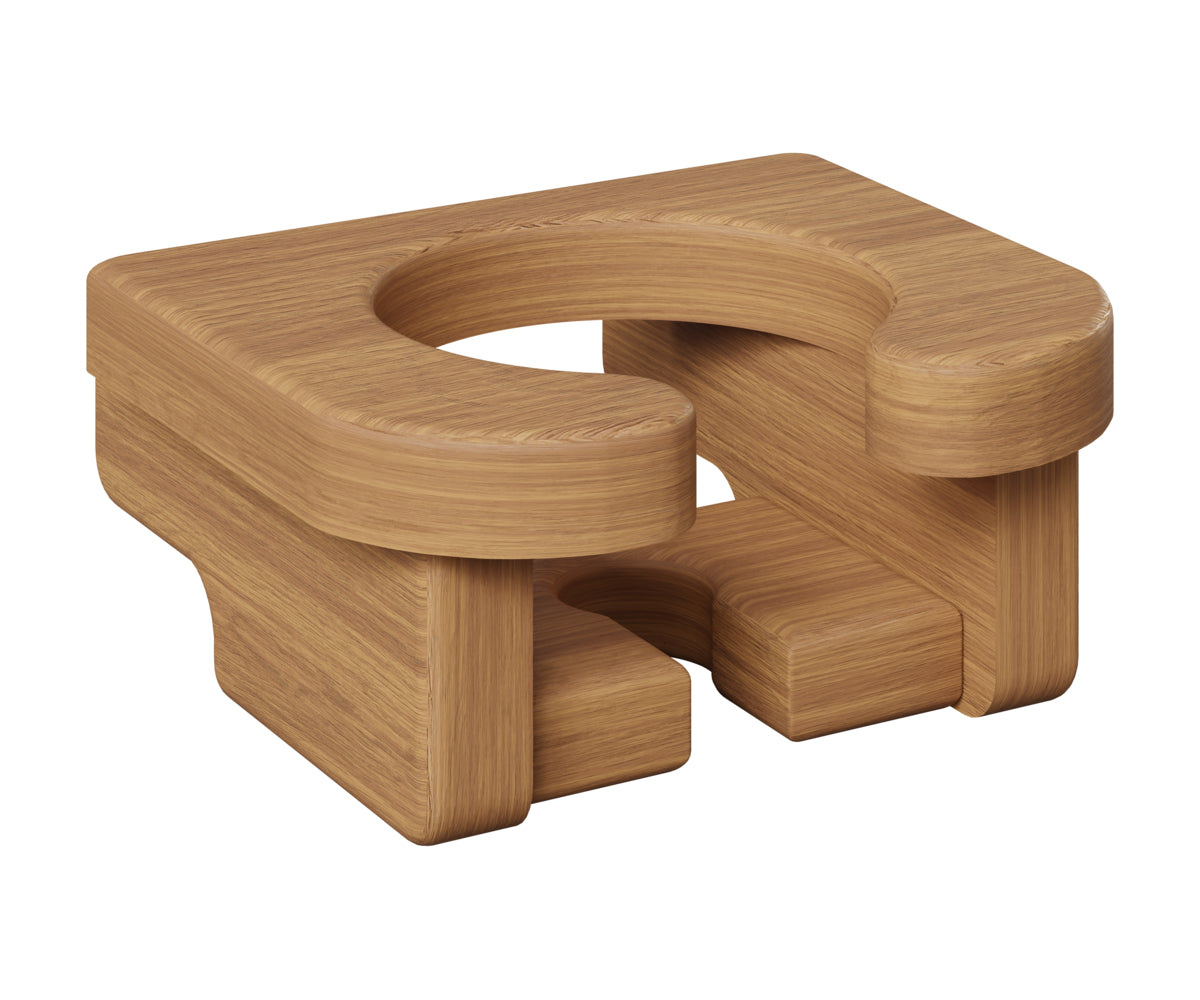 Berlin Gardens Cupholder in Natural Teak