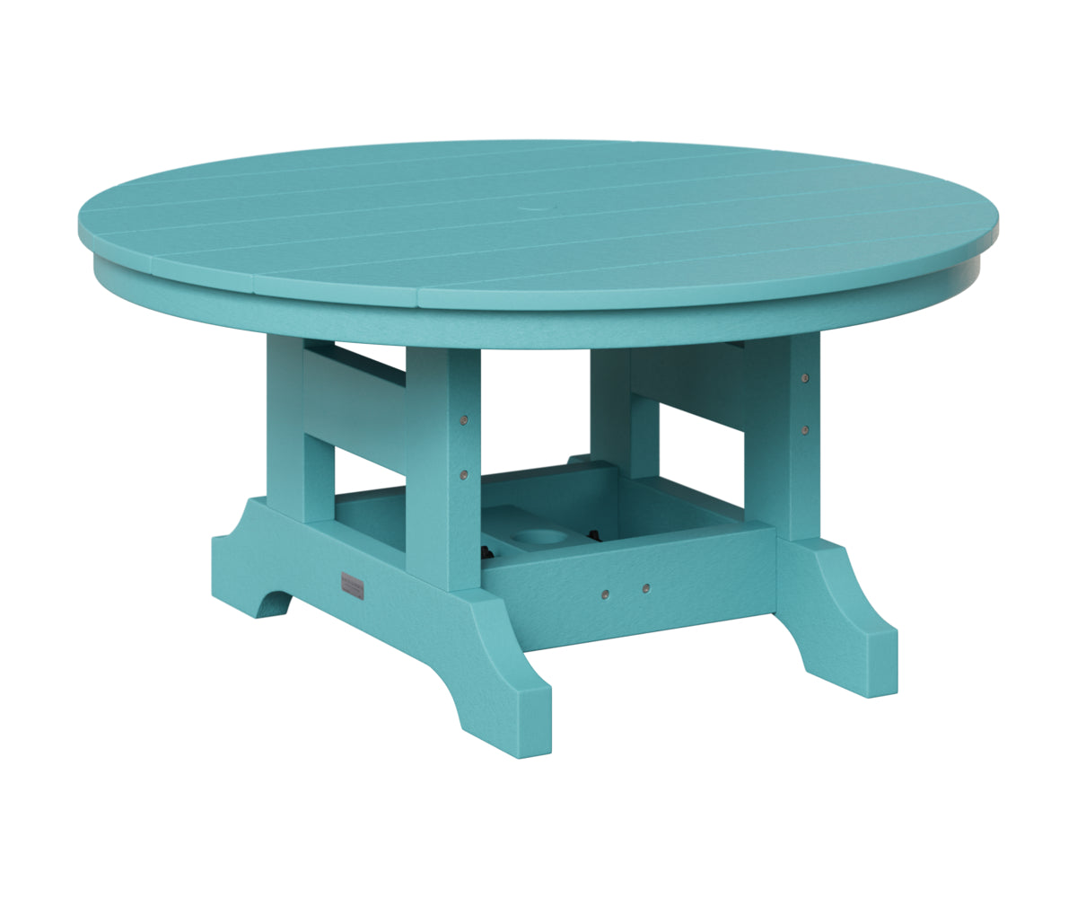 Berlin Gardens 38" Round Conversation Table in Aruba Blue