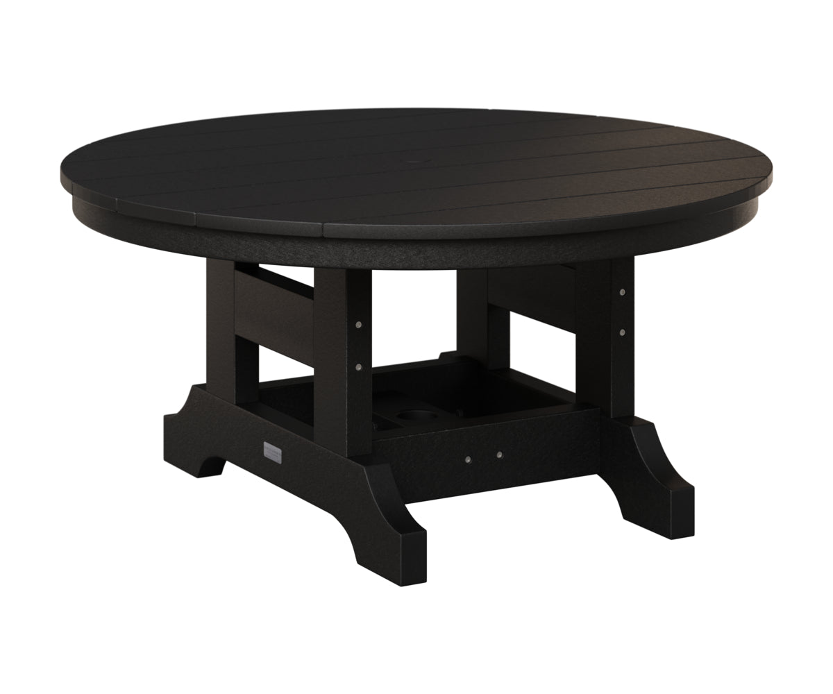 Berlin Gardens 38" Round Conversation Table in Black
