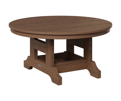 Berlin Gardens 38" Round Conversation Table in Brazilian Walnut