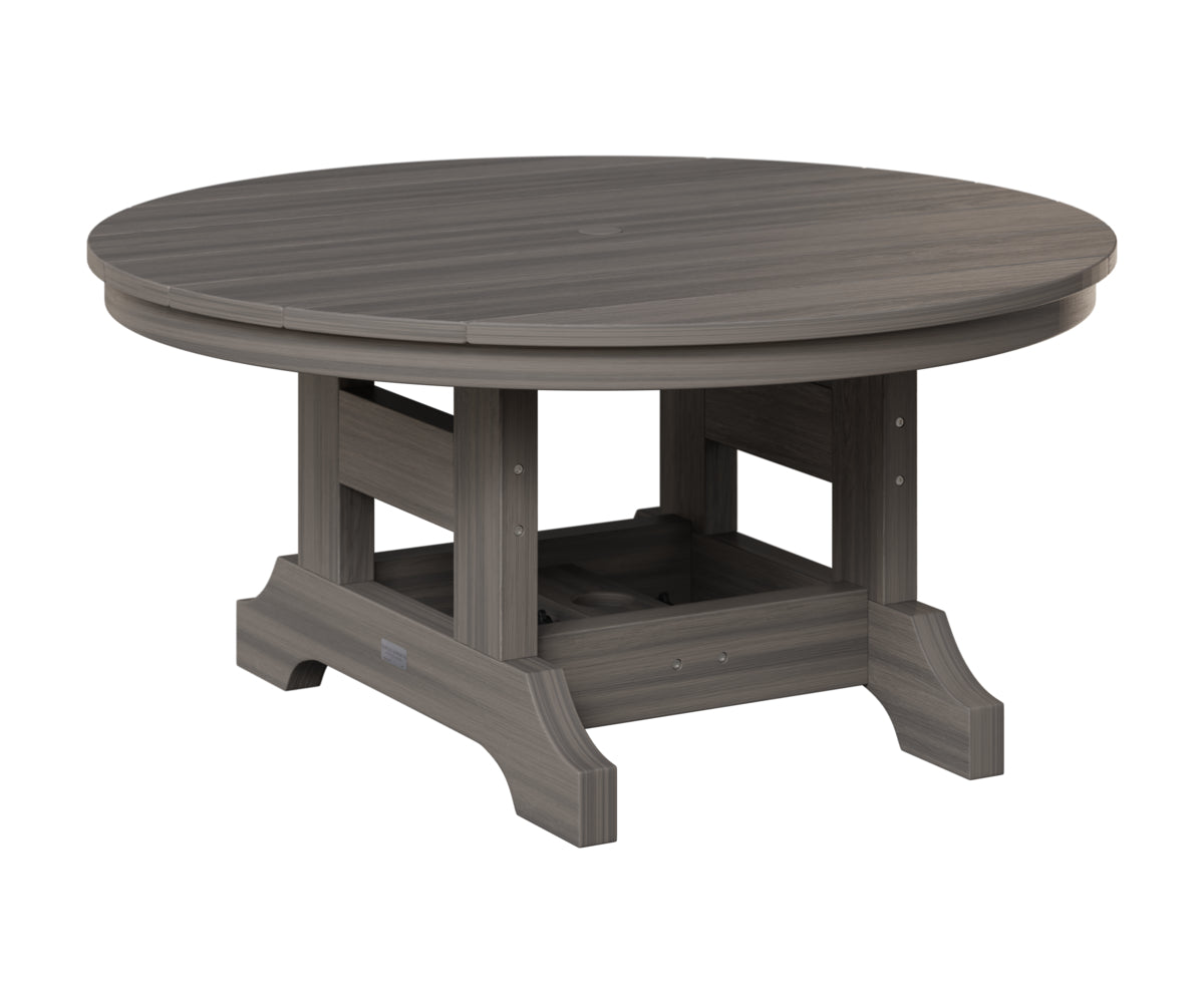 Berlin Gardens 38" Round Conversation Table in Coastal Gray