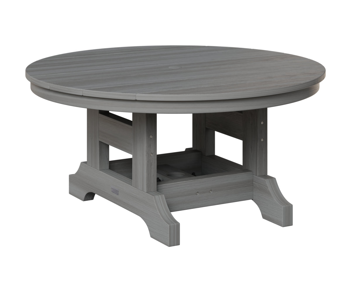 Berlin Gardens 38" Round Conversation Table in Driftwood Gray