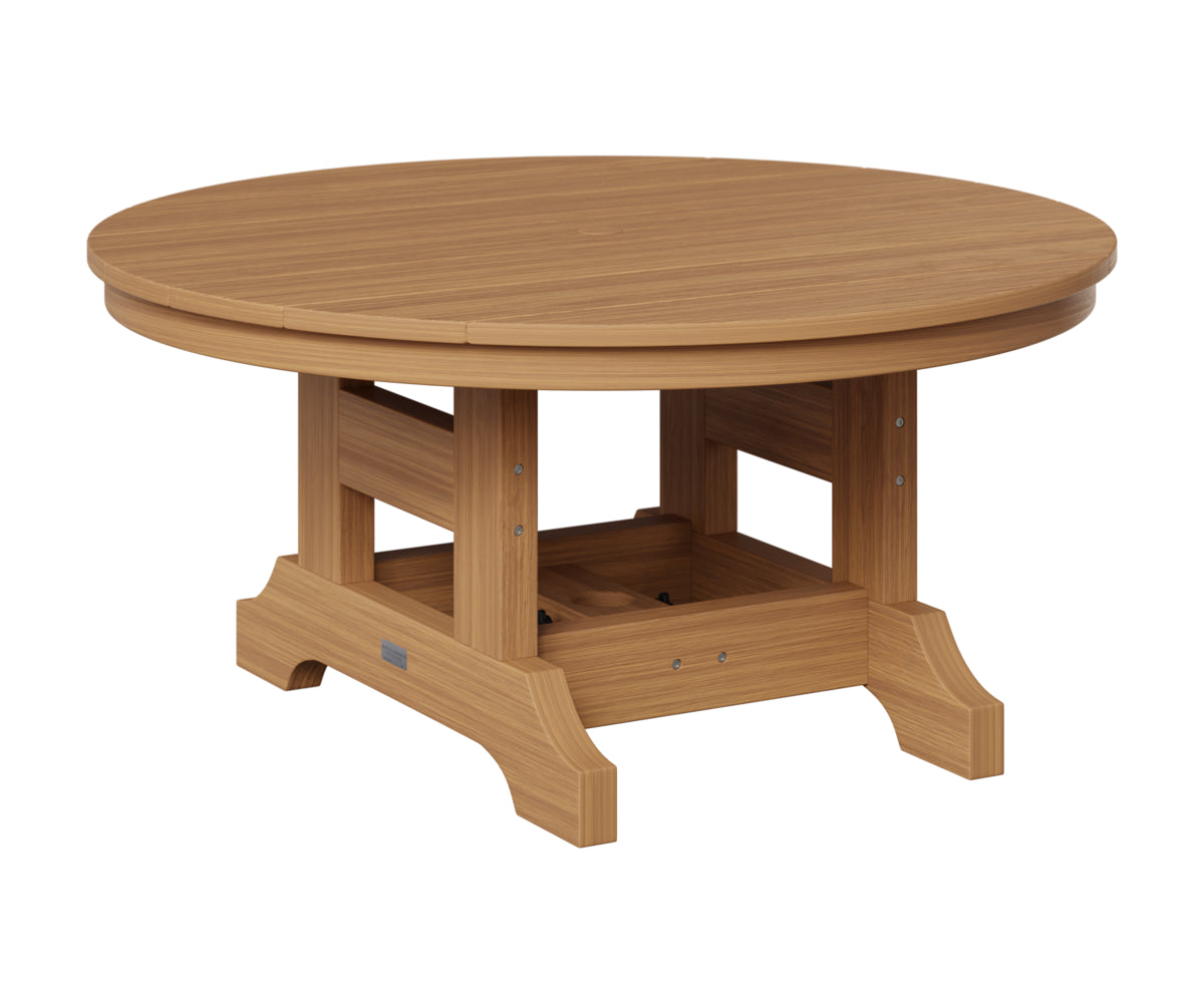 Berlin Gardens 38" Round Conversation Table in Natural Teak