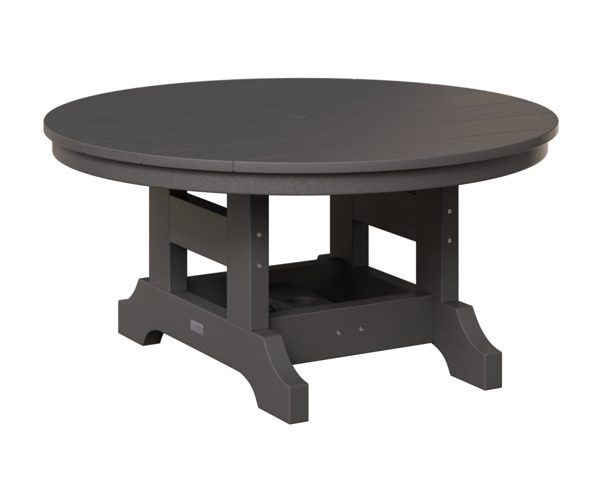 Berlin Gardens 38" Round Conversation Table in Smoke Gray